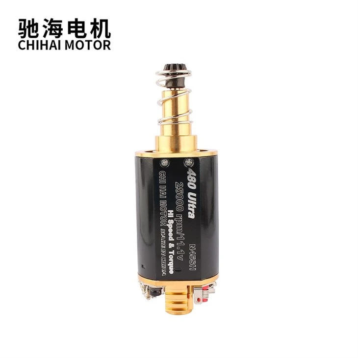 480Ultra-22TPA High Torque Large Silver Brush Airsoft Motor
