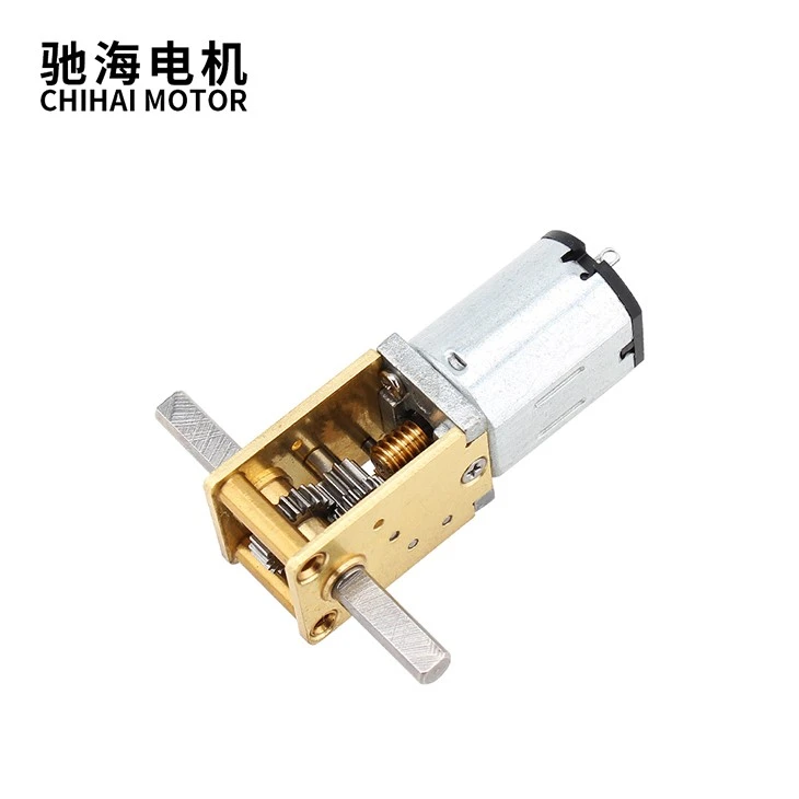 Double Shaft DC Worm Gear Motor
